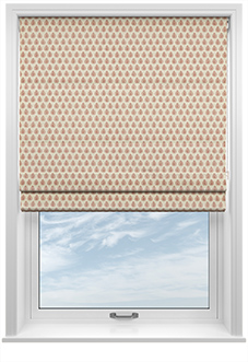 Emily Bond Jaipur, Rust - Roman Blind